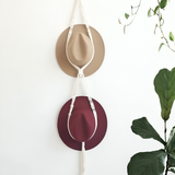 The Macramé Hat Holder